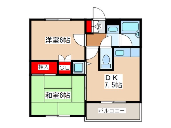 オービットⅡの物件間取画像